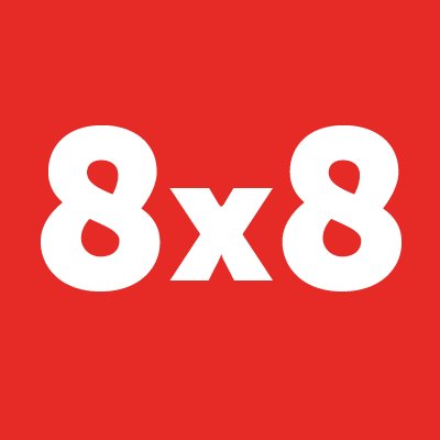 8x8 Community Hub logo. This will take you to the homepage