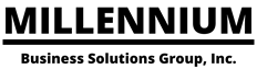 Millennium black on white background without mbsg copyright logo