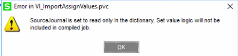 Set to read only in the dictionary