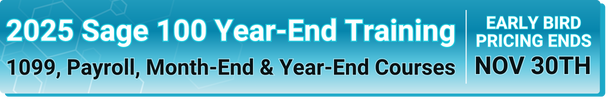 2025 DSD Sage Year End Training Series for Sage 100