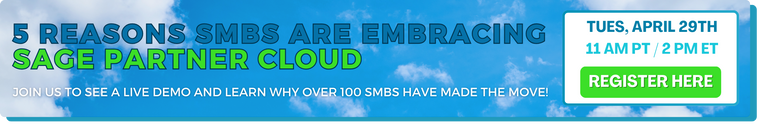 5 Reasons SMBs Are Embracing Sage Partner Cloud