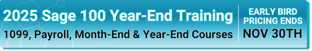 2025 DSD Sage Year End Training Series for Sage 100