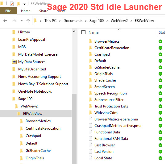 Sage 100 Std 2020 Documents Sub Folder