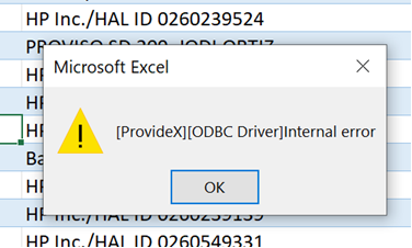 Providex ODBC