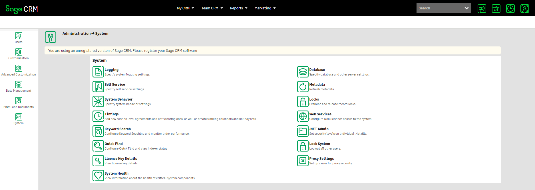 Theme changes to Sage CRM 2023 R1