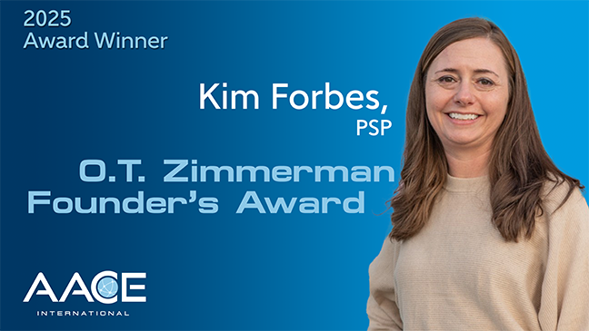 Kim Forbes, PSP — Named O.T. Zimmerman Founder’s Award