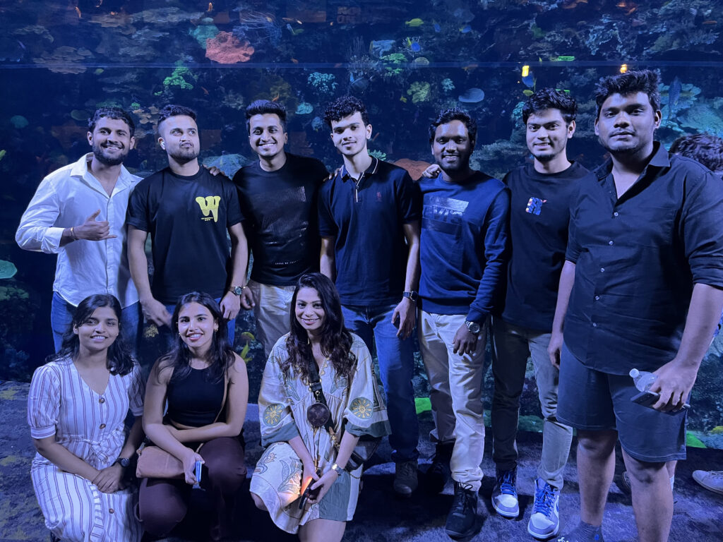 AACE student member Pratham Rao engaging with future engineers