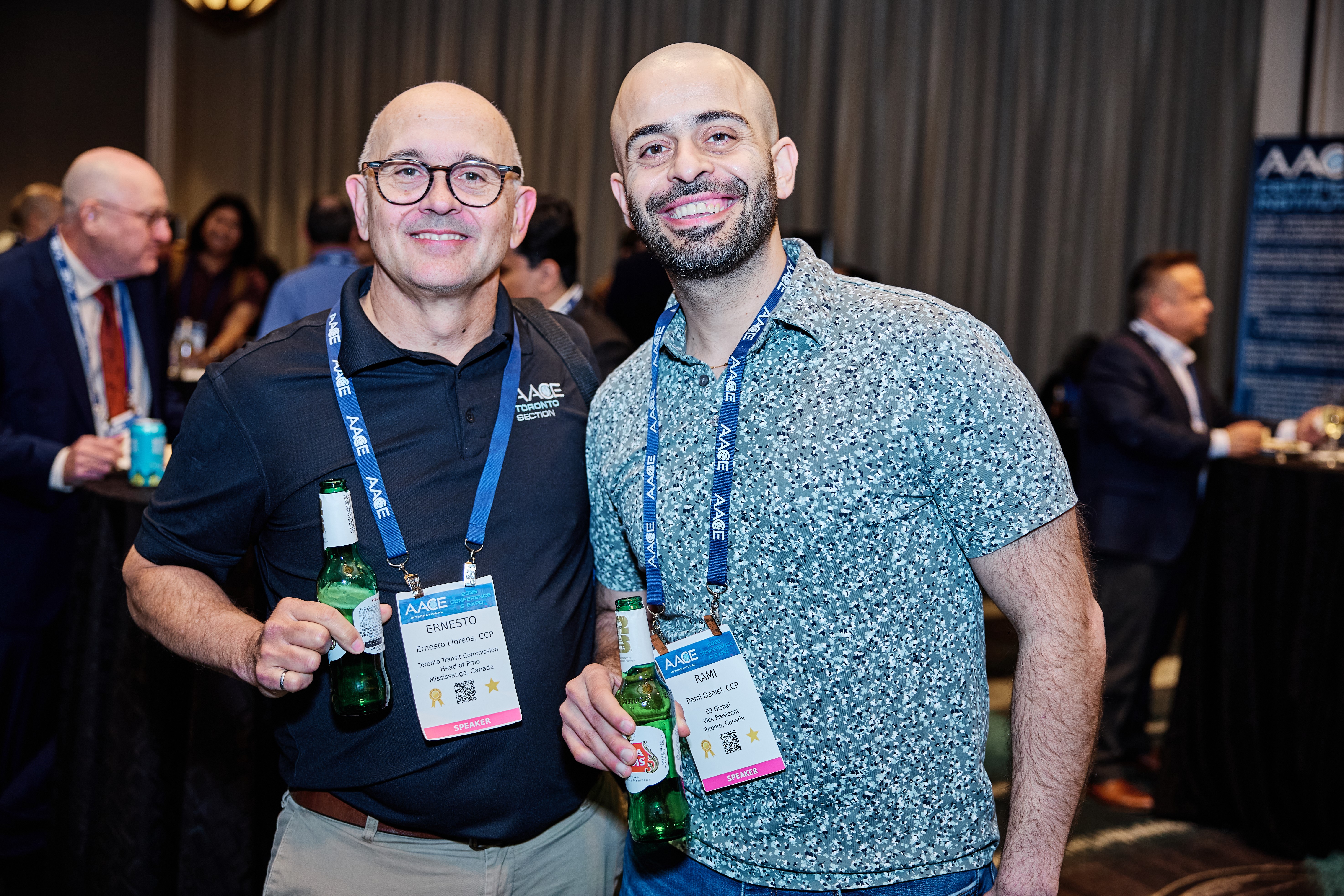 Rami Daniel, Region 1 Director, and Ernesto Llorens, Past President of the Toronto Section
