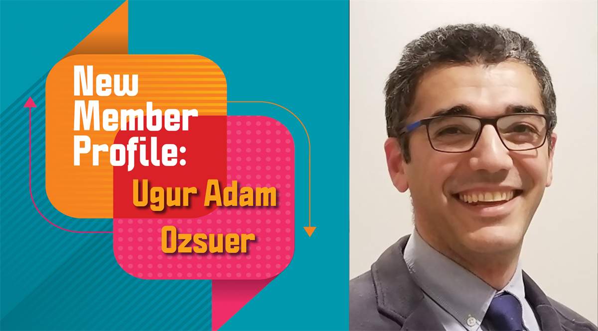 New Member Profile banner featuring Ugur Adam Ozsuer