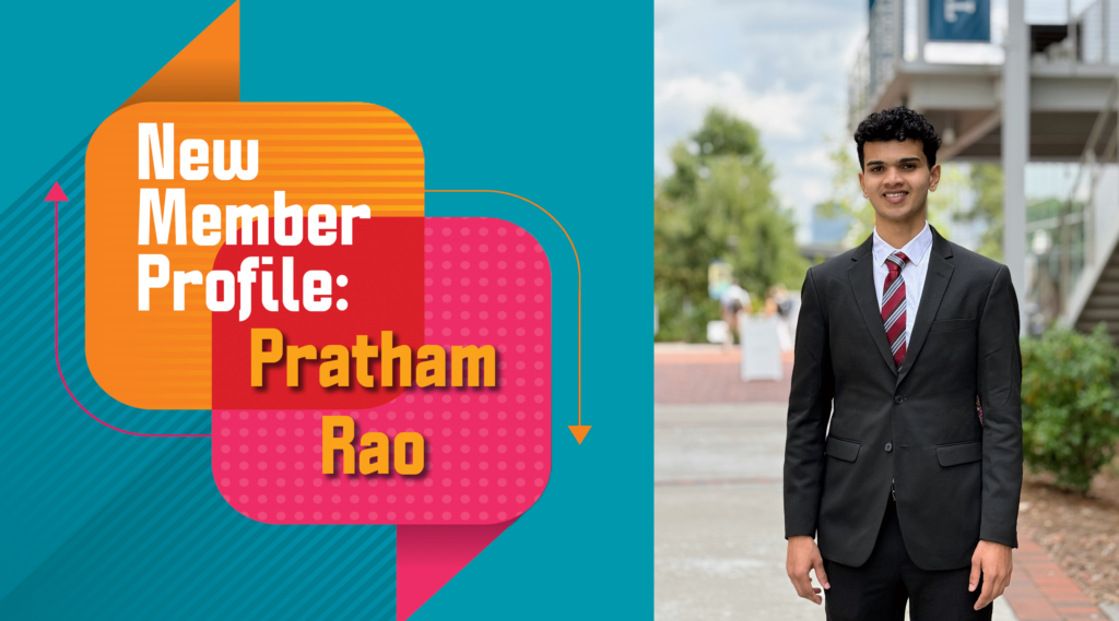 AACE member Pratham Rao, graduate student in construction management at Georgia Tech