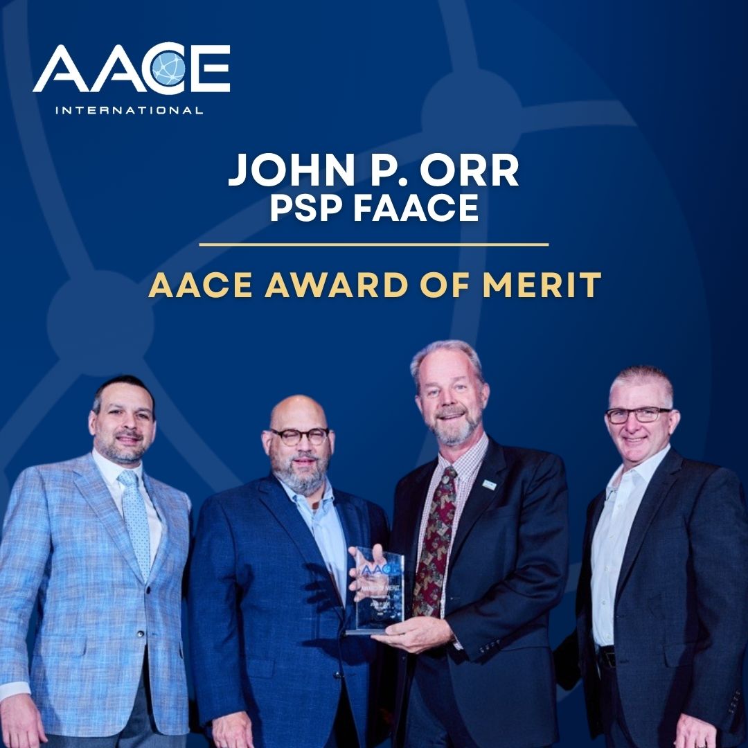 John P. Orr receives the AACE Award of Merit