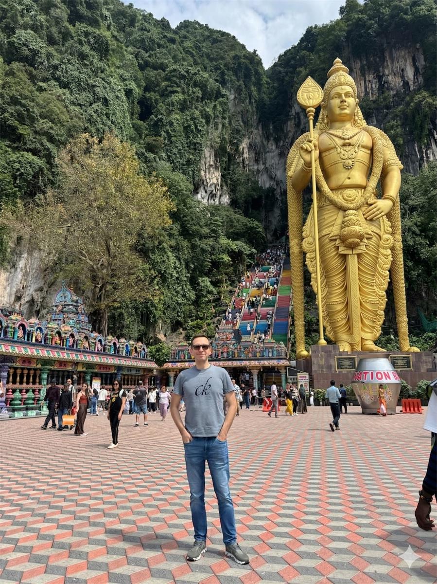 Ilhan Bozdeniz on a business trip to Kuala Lumpur, Malaysia