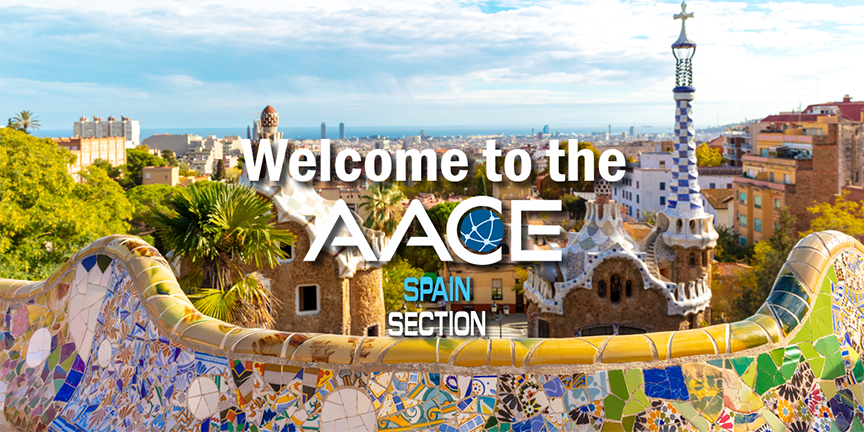 Welcome graphic for the AACE Spain Section site