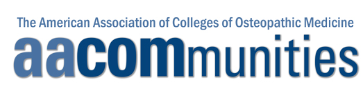 American Association of Colleges of Osteopathic Medicine - OLD logo. This will take you to the homepage