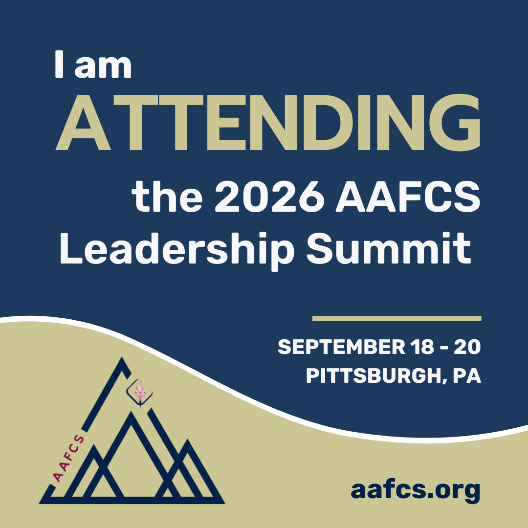 This is a social media image download for AAFCS Leadership Summit Attendees