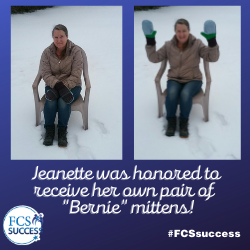 FCS Teacher Receives Her Own Mittens