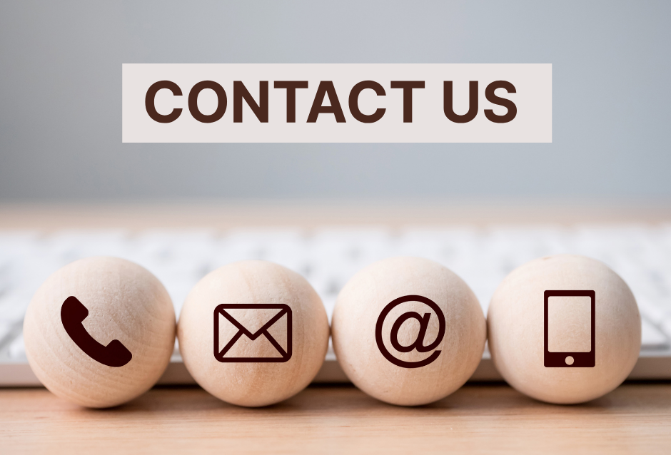 Photo with Message Contact Us