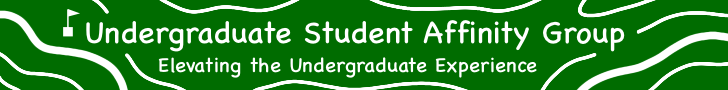 Undergraduate Student Affinity Group logo. This will take you to the homepage
