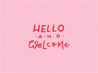 Gif: Hello and Welcome 