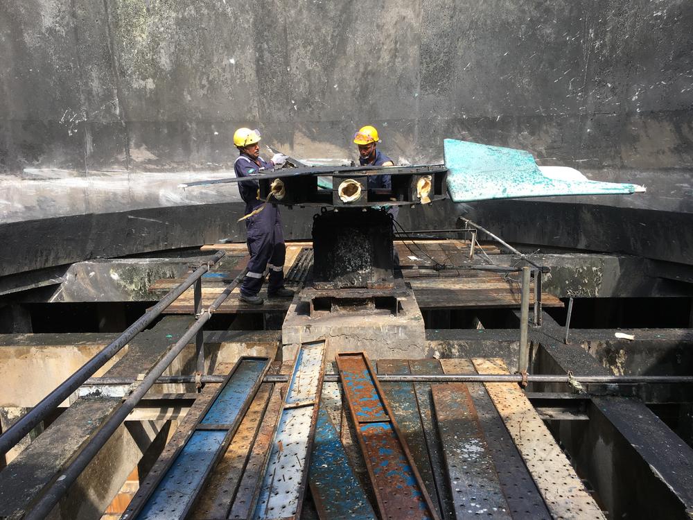 Cooling tower Fan catastrophic failure vibration/alignment/balance