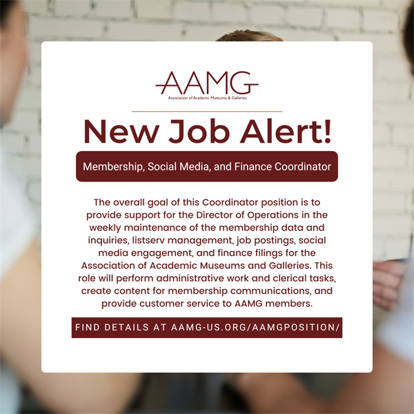 AAMG Job Posting: Membership, Social Media, and Finance 