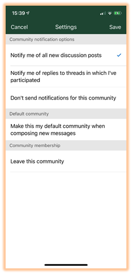 Communication Preferences