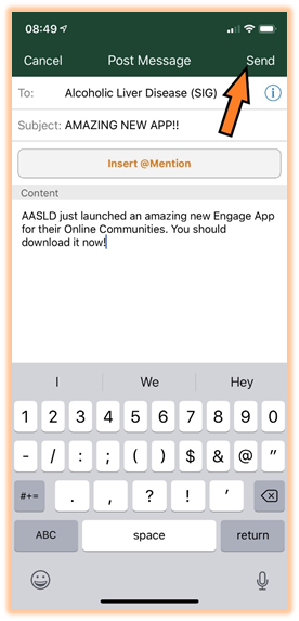 Compose Message Body
