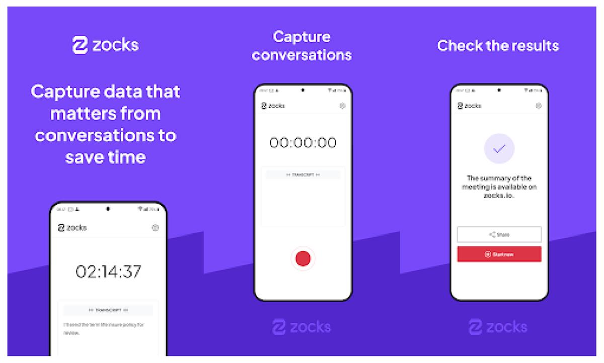 Capture Data with Zocks