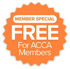 Member special. Free for ACCA members