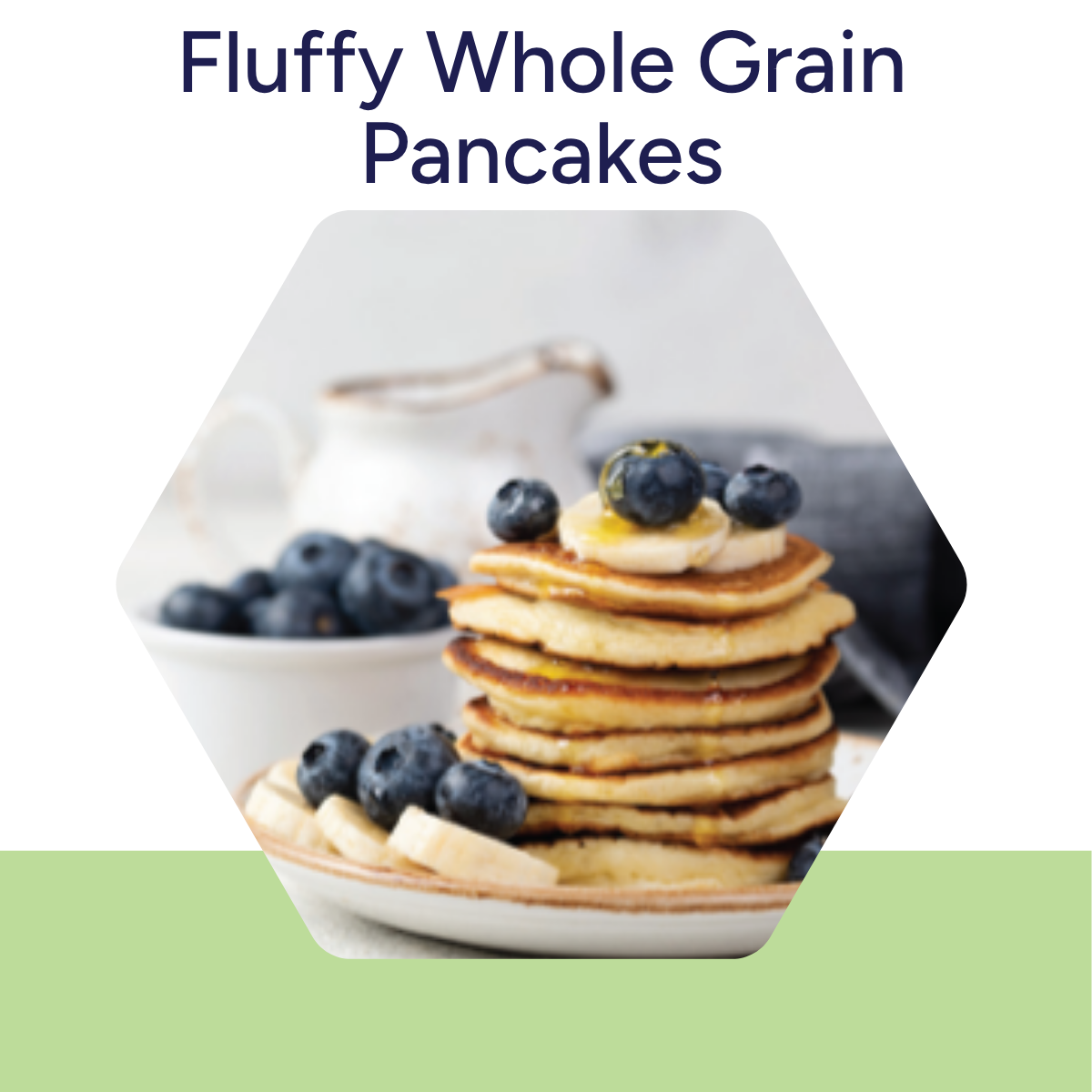 Fluffy Whole Grain Pancakes