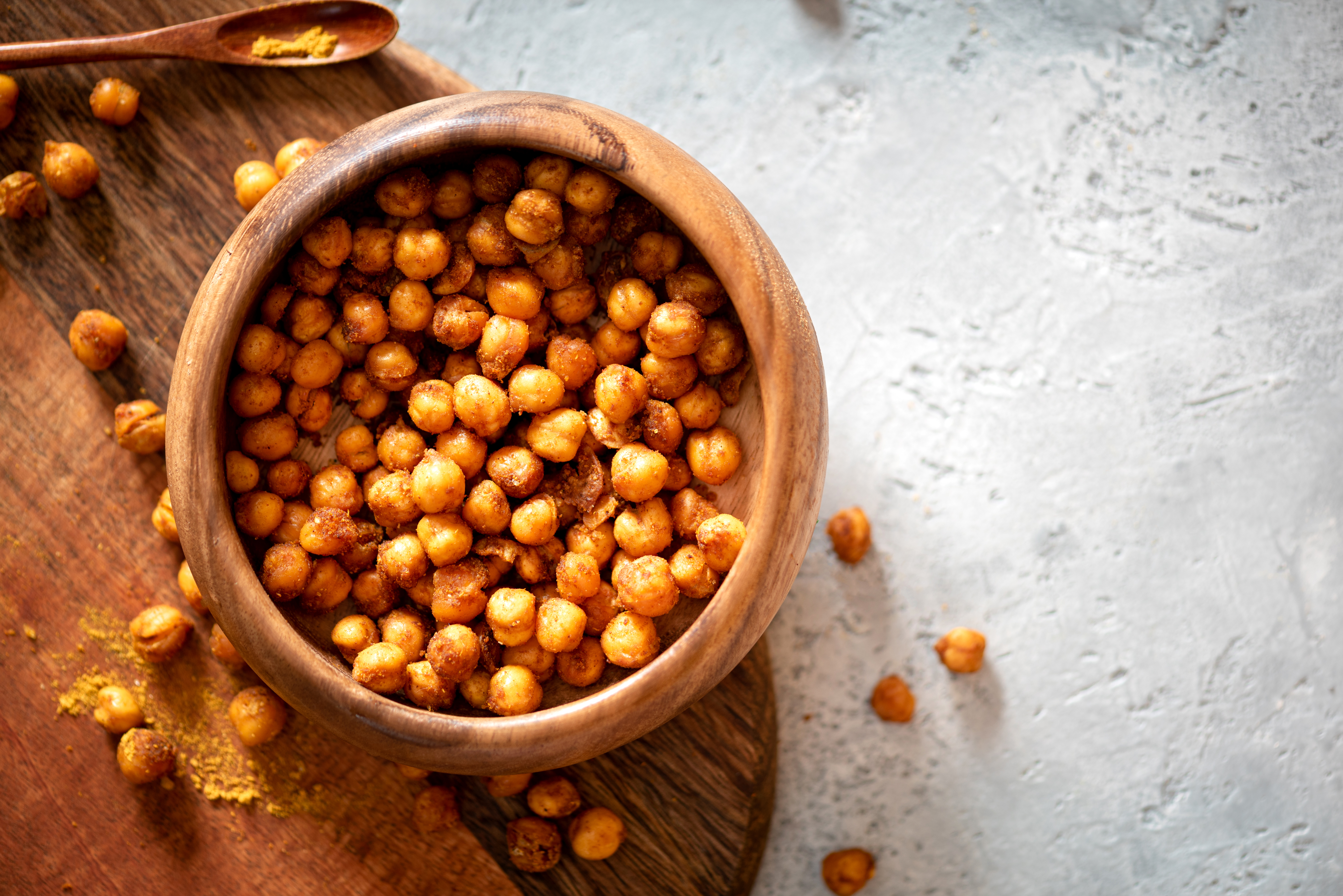 Quick Pan-crisped Chickpeas