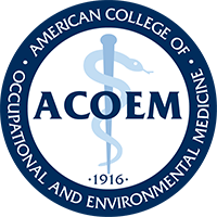 Old-American College of Occupational and Environmental Medicine logo. This will take you to the homepage