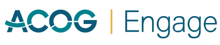 ACOG Engage logo. This will take you to the homepage