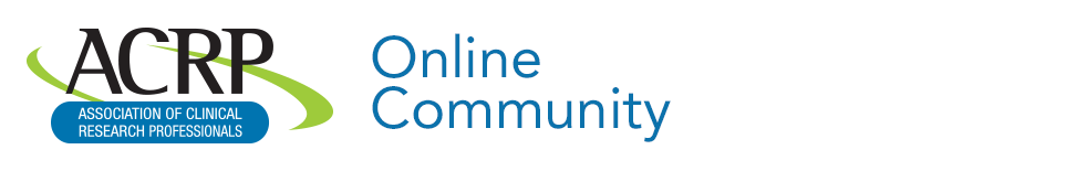 Association of Clinical Research Professionals - OLD logo. This will take you to the homepage