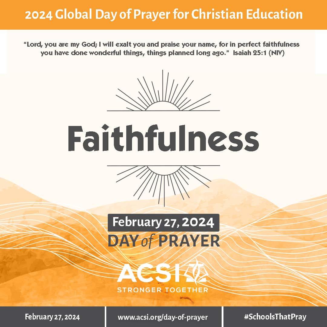 ACSI Day of Prayer ACSI Community