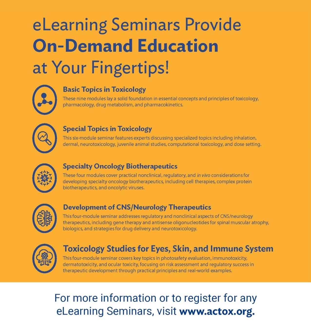 Discover On-Demand Education with ACT eLearning Seminars