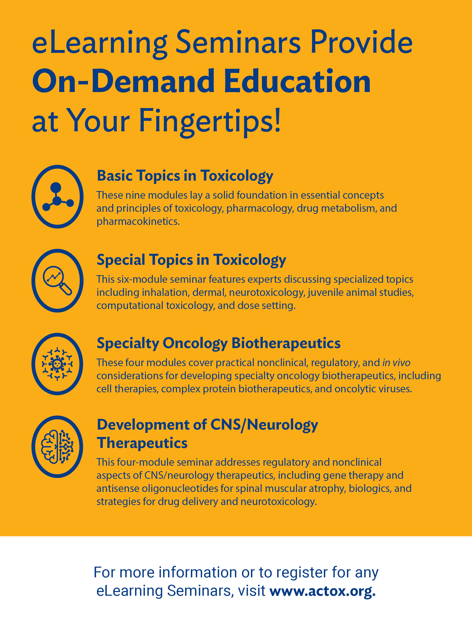 Explore ACT eLearning Seminars: Learn Anytime, Anywhere!