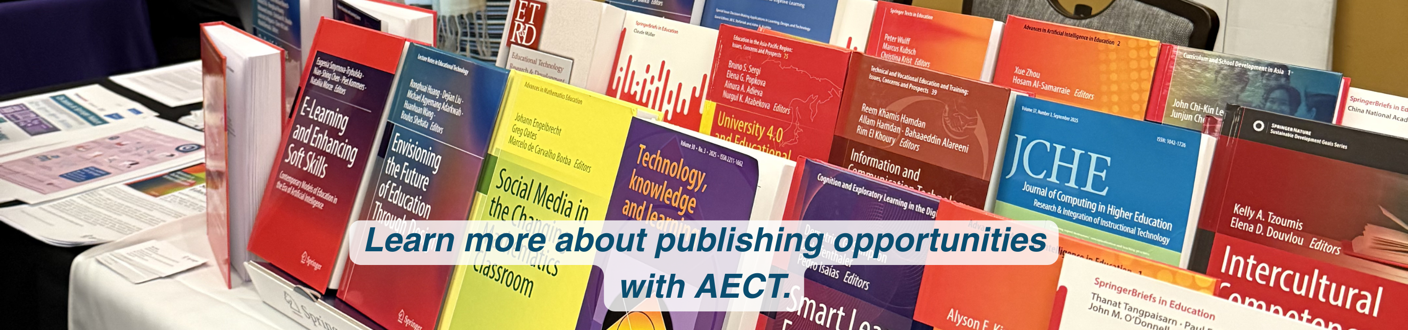 Learn more about publishing opportunities with AECT.