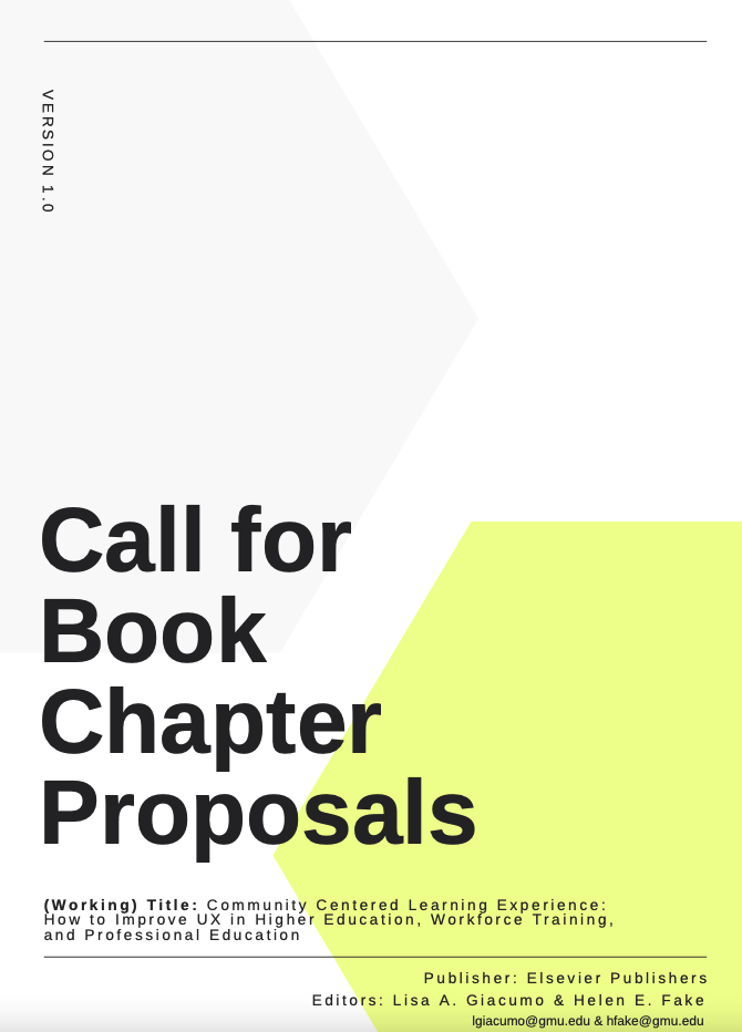 The image shows the document title, working book title, authors Drs. Giacumo & Fake, their email addresses (<a href=