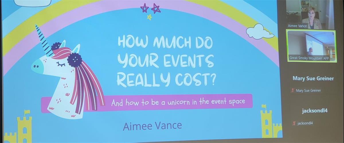 Photo of the event presentation