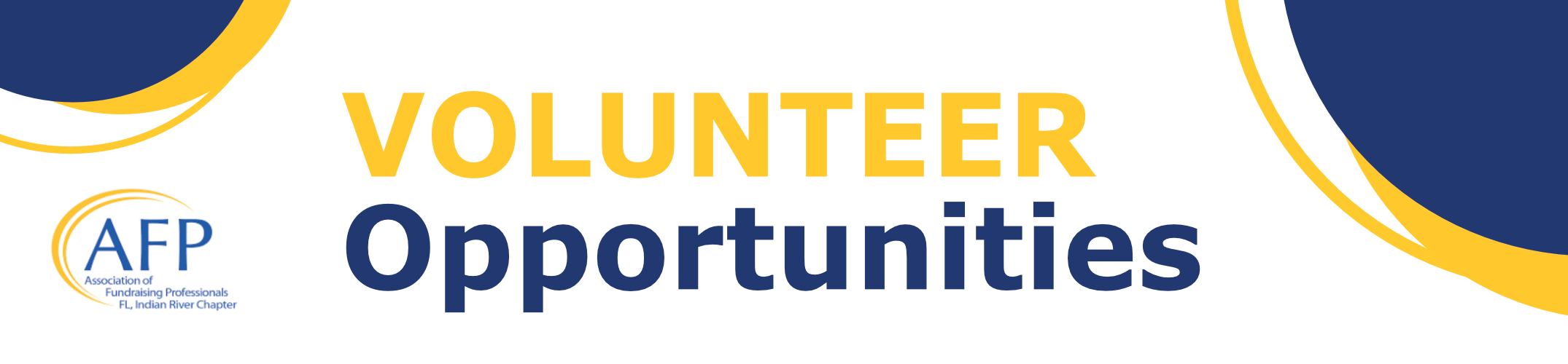 AFP Volunteer Opportunities