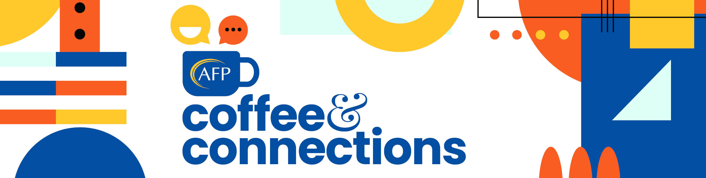 AFP Coffee and Connections Central PA Nonprofit Networking Banner