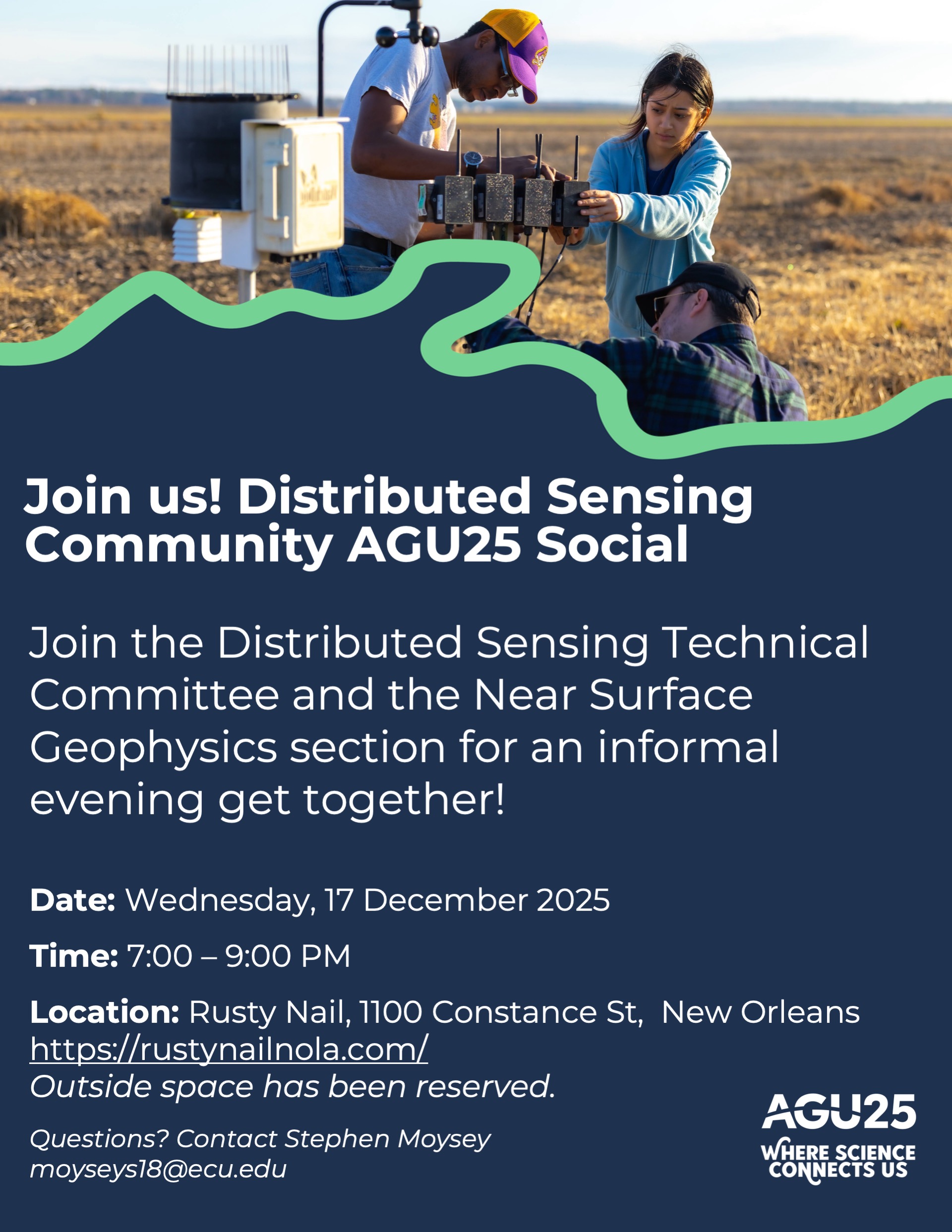 Flyer for the social. Click to download.