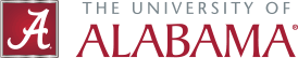 The University of Alabama stacked logo with box A