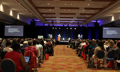 image of attendees during a session at an AHEAD Conference
