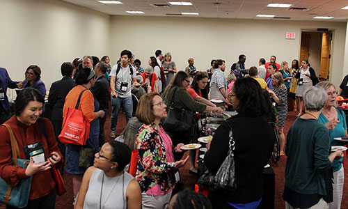 AHEAD conference attendees gather for a SIG meeting