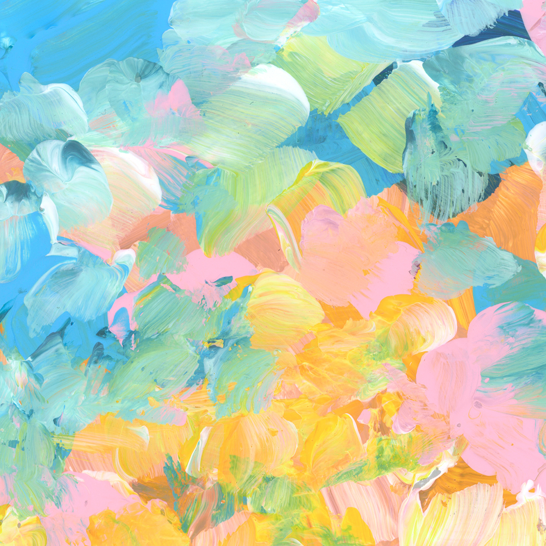 colorful spring flower graphic