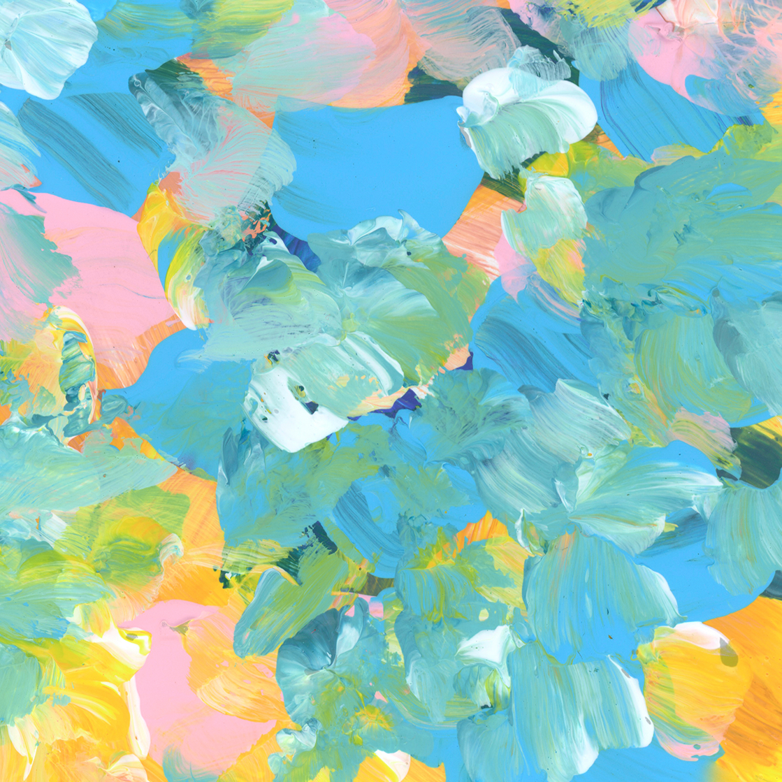 colorful spring flowers graphic