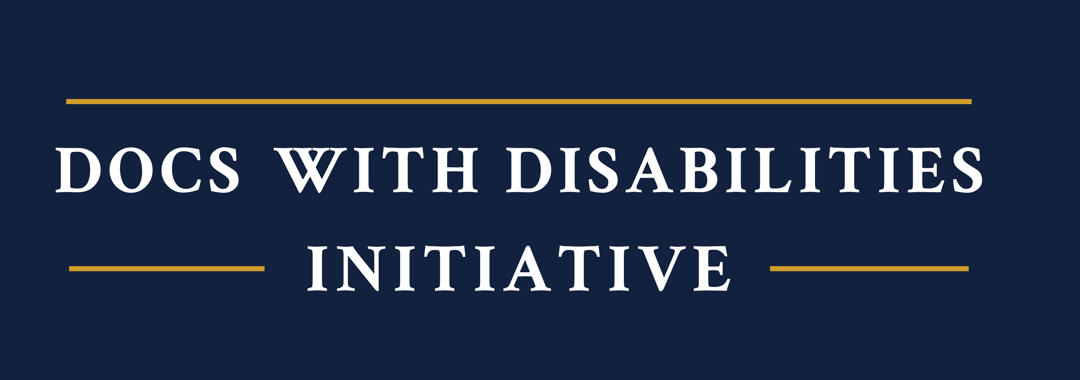 Docs with Disabilities Initiative 