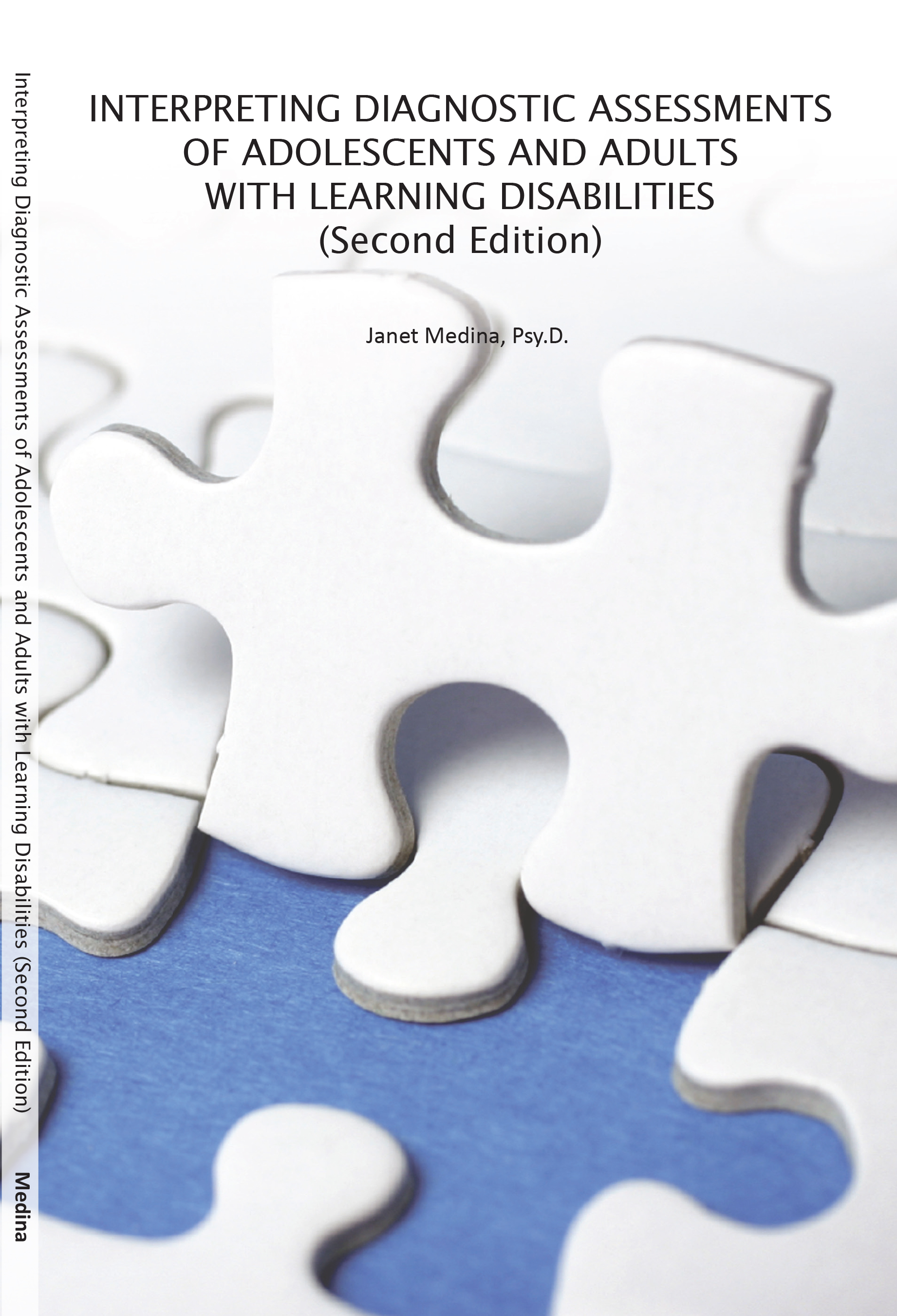 image of the book cover for Interpreting Diagnostic Assessments for Adolescents and Adults with Learning Disabilities (Second Edition) by Janet Medina